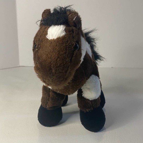 WEBKINZ GANZ Pinto Pony Brown White Horse 9'' Plush Stuffed Animal - Picture 3 of 4